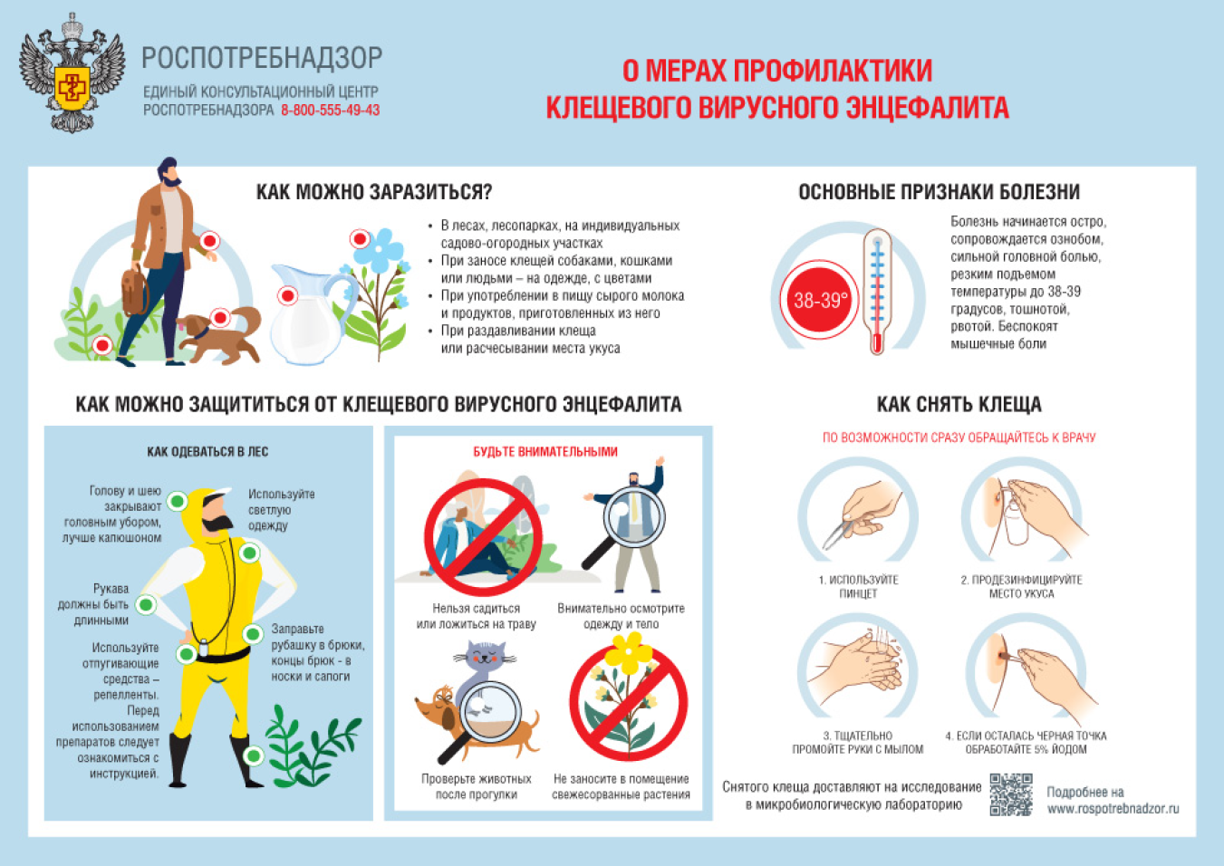 О мерах профилактики КВЭ.