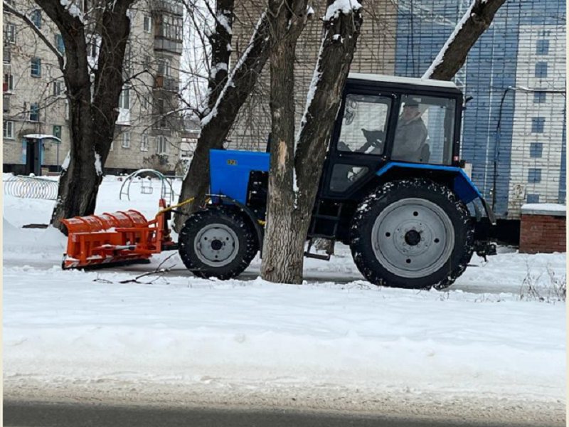 Об уборке улиц города от снега.