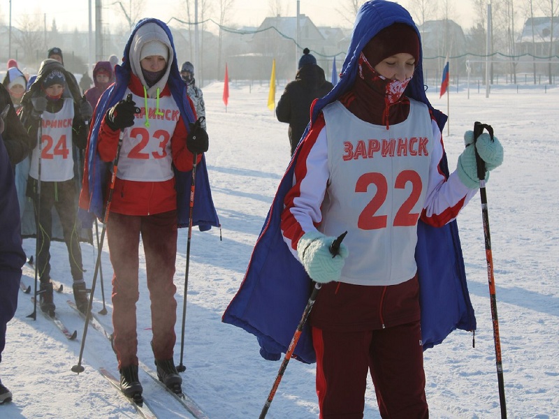 День снега в Заринске.