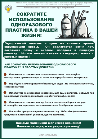 Сократите использование пластика. Сократите использование пластика.